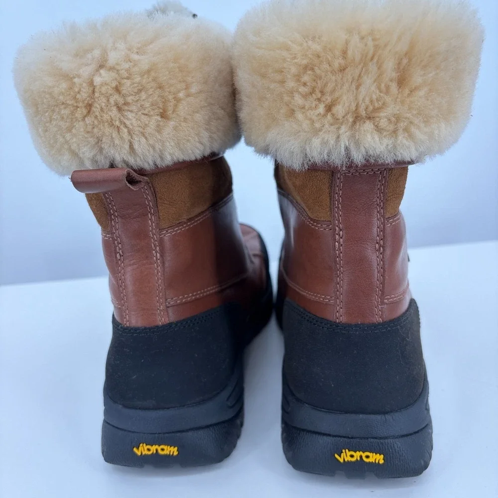 UGG Butte Waterproof Boots Mens 11 Leather & Sheepskin Worchester 5521